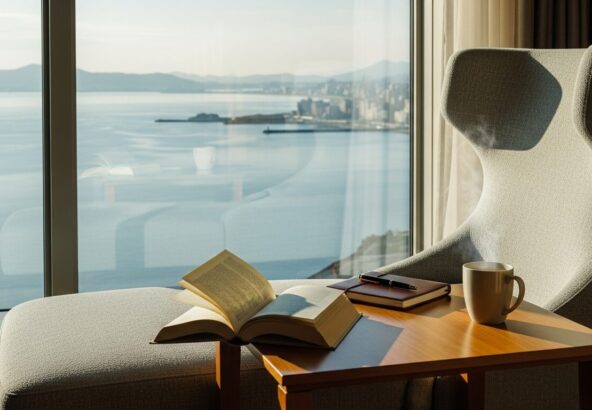 博多湾を眺めながら…客室でのんびり読書・執筆の時間のイメージ画像