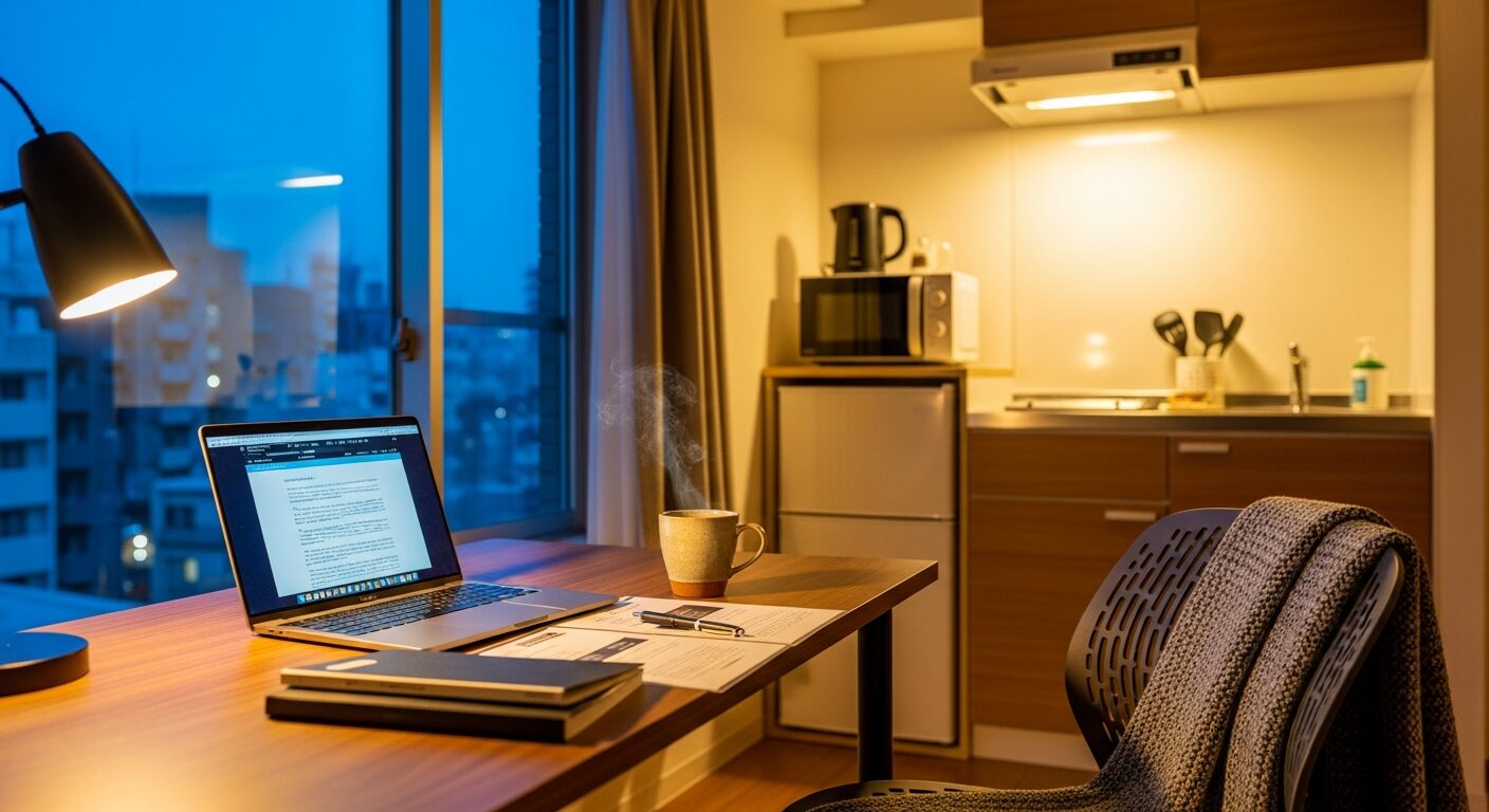 福岡・博多の出張に最適！ホテルより快適なウィークリーマンション活用術のイメージ画像