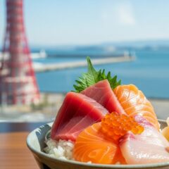 ベイサイドプレイス博多周辺のランチと宿泊拠点のイメージ画像