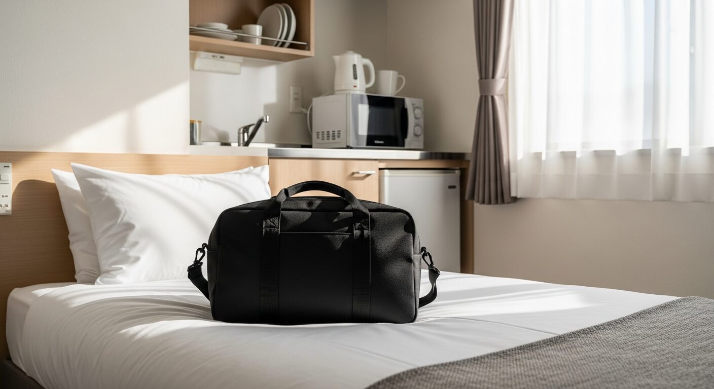 出張の荷物を減らそう！家具家電付き1Kルームのメリットのイメージ画像