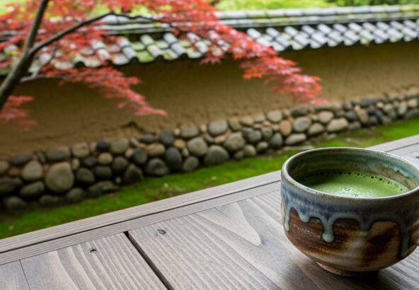 都心のオアシス「楽水園」で抹茶体験！博多塀に囲まれた静寂な時間のイメージ画像