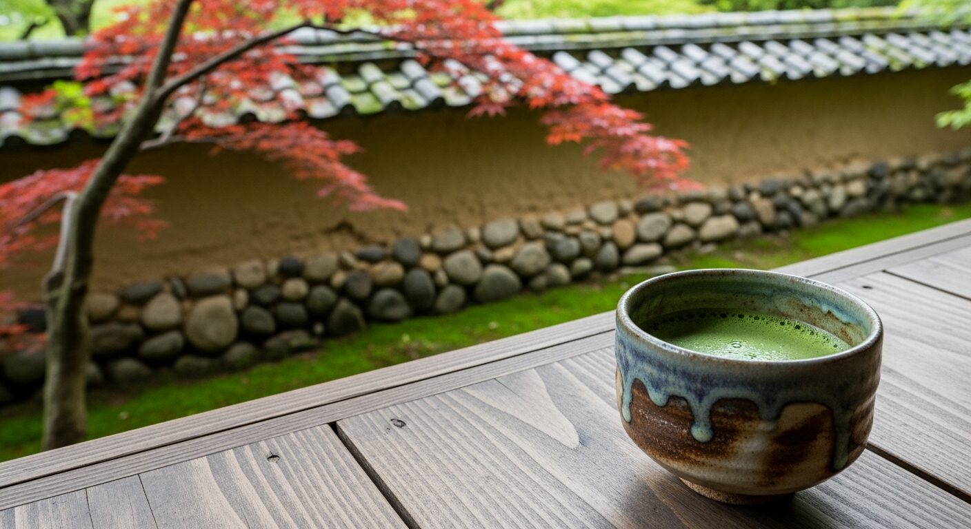 都心のオアシス「楽水園」で抹茶体験！博多塀に囲まれた静寂な時間のイメージ画像