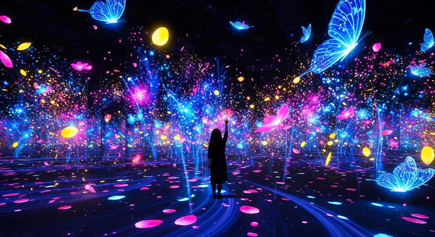 チームラボフォレスト福岡でアート体験！BOSS E・ZO FUKUOKAの遊び方のイメージ画像