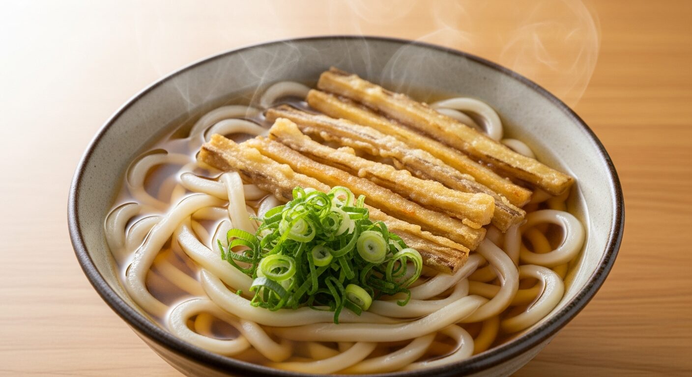 博多名物「ごぼう天うどん」！当館近くで味わえる名店ガイドのイメージ画像