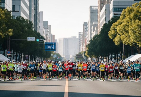 福岡マラソン参加ランナー必見！スタート地点へのアクセスと前泊のメリットのイメージ画像