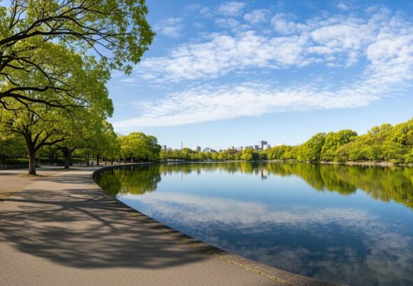 意外と近い！「大濠公園」へのお出かけルートと美術館巡りのイメージ画像