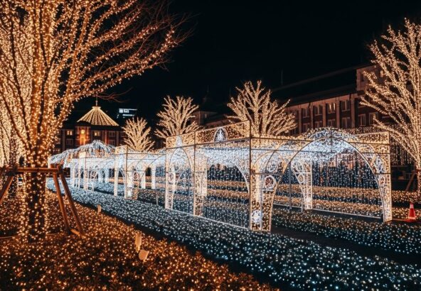 博多駅のイルミネーション「光の街・博多」を見に行こうのイメージ画像