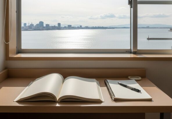 博多湾を眺めながら…客室でのんびり読書・執筆の時間のイメージ画像