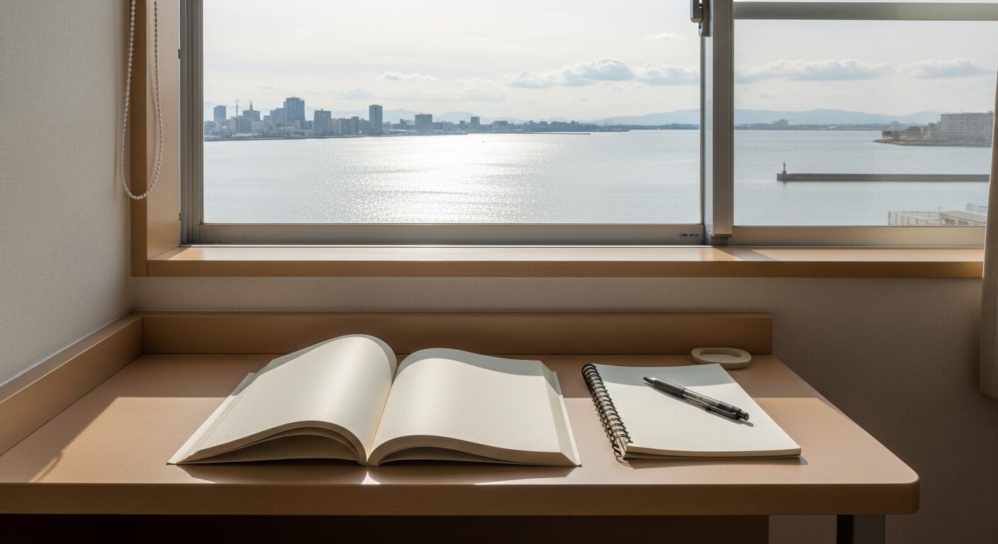 博多湾を眺めながら…客室でのんびり読書・執筆の時間のイメージ画像