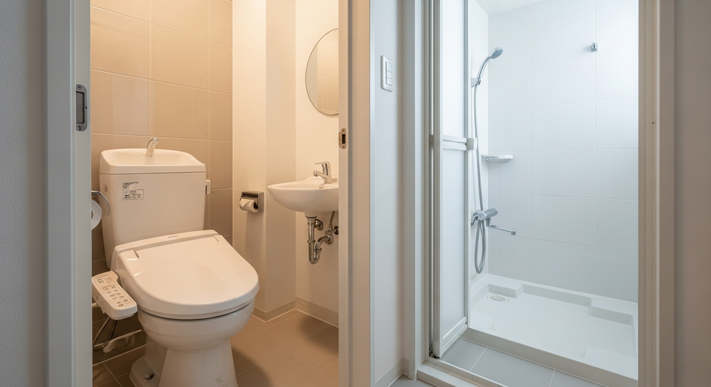 バス・トイレ別で快適！博多のウィークリーマンション設備紹介のイメージ画像