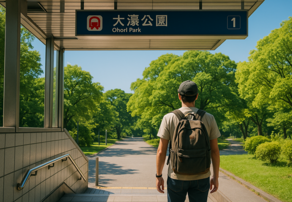 意外と近い！「大濠公園」へのお出かけルートと美術館巡りのイメージ画像