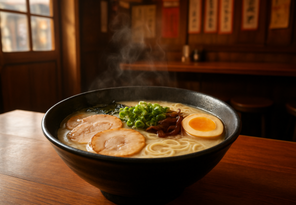 福岡のソウルフード「元祖長浜屋」へ！朝ラーメンのススメのイメージ画像